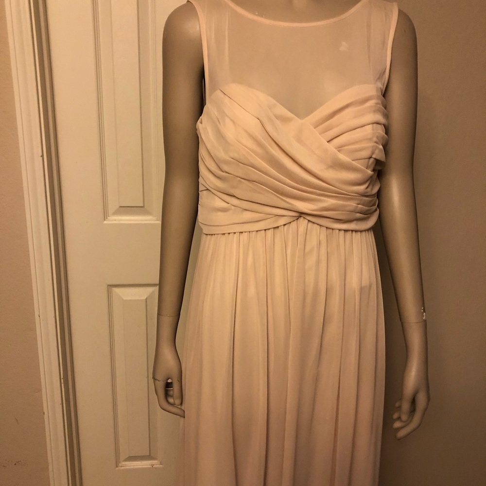 Champagne formal dress or gown